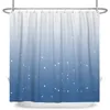 Shower Curtains Gradient Shower Curtain Modern Minimalist Solid color Multi-color Hotel Home Decoration Waterproof Shower Curtain with