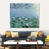 Hoge kwaliteit Claude Monet olieverfschilderij reproductie waterlelies Nympheas handgemaakte canvas kunst landschap Home decor voor slaapkamer