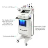 Mais novo 10 em 1 Aqua Peeling Deep Cleaning Skin Care System RF Ultrasonic Aqua Peeling Hydra System Dispositivo facial.