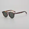 Sonnenbrille Sommer Sonnenschutz Premium Feel INS Board Tortoishell gefärbte polarisierte Brille Retro Oval für Männer