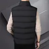 Hommes gilets 2023 décontracté vers le bas coton printemps et automne hiver Version coréenne tendance porter un gilet chaud épaule manteau garçon