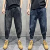 Mannen Jeans Hip Hop Cargo Broek Mannen Mode Toevallige Joggers Broek Vintage Streetwear Denim Plus Size 2023 S10