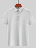 Herenpolo's Zomer Herenpoloshirt Ademend Cool Nylon Spandex Korte mouw Klassiek Effen poloshirt Heren Golfshirt T-shirt Grote maat 8XL 230717