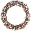 100pcs Diy Wedding Garland Artificial Flower Head Ring Pip Berry flower Stem DIY Wreath Flower Bead Acceorry199Q