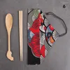 Servis uppsättningar bärbara träpinnar skeduppsättningar återanvändbara japanska stil bordsartiklar för hemmakontor camping sek88