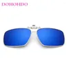 Sonnenbrille Männer Polarisierte Clip Auf Pochromic Designer Gläser Anti Glare Sport Für Myopie UV400 Brillen