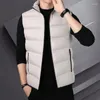 Hommes gilets 2023 décontracté vers le bas coton printemps et automne hiver Version coréenne tendance porter un gilet chaud épaule manteau garçon