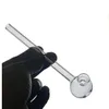 ACOOK Thick Pyrex Glass Oil Burner Pipe 6inch 30mm ball clear Smoking Hand Pipes Oil Pipe glass water pipe bong