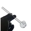 ACOOK Pyrex queimador de óleo de vidro cachimbo acessórios para fumar 15cm 30mm bola funil cor clara tubo grande transparente dicas de unhas bong