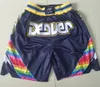 Vintage Just Navy Don Basketball Shorts Мужчина Just Don Short с карманами короткая вышивка Retro Blue Mens Zipper сшит команд