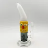 10inch new design banana turbine disc glass bong wholesaler hot sell good quality water pipe bubbler