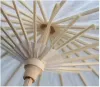 Ombrelloni nuziali da sposa Ombrelli di carta bianca Articoli di bellezza Mini ombrello cinese artigianale Diametro 60 cm