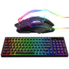 Keyboard Myse Commat L99 Wireless 2,4G Key do ładowania i zestaw myszy Kolorowe podświetlane grę RGB Klawiatura 230715