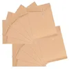 Embalagem para presente 10 unidades Pasta de papel kraft Pastas Envelope Fecho de cordão Envelopes Organizador de arquivos Bolsa para documentos Suporte para escritório