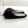 Super Soft Velvet Fur Home Slippers Shoes Women Classic Black Sovrum Non-Slip Slippers Inomhusgolv Sapato Feminino L230704