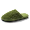 2021 Spring and autumn women corduroy indoor hotel floor home lovers' stall Plush women men's cotton slippers L230704