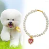 Collari per cani Collana con ciondolo per animali domestici di lunga durata Girocollo universale Regolabile Cat Small Puppy Jewelry Dress Up