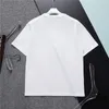 2023 Moda T-shirt Uomo Donna Designer Lettera T-shirt Tees Abbigliamento Top Uomo Casual Petto Camicia classica da cella Abbigliamento Street Shorts Manica striata top nero 3XL