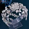 TOPQUEEN HP509 Tiara da sposa Fascia per capelli strass Copricapo da donna Copricapo da spettacolo Accessori per capelli da sposa Corona da sposa L230704