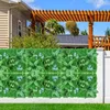 Fleurs décoratives haies topiaires artificielles herbe panneau mural clôture bricolage fond extérieur pographie jardin décoration