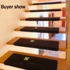 Carpets Luminous Carpets Non Slip Washable Step Rug Carpet Self-adhesive Stairs Carpet Protector Safety Mute Entrance Mat Home Decor R230717