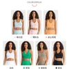 LU woman's Yoga sports bra bodybuilding all match casual gym push up bras high quality crop tops indoor outdoor workout clothing