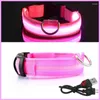 Dog Collars Rechargeable Adjustable LED Flashing Glowing Collar