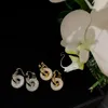 Brincos pendurados acessórios luxo étnico chique festa boêmio jóias de casamento zircão pavimentar pedra cristal bola de discoteca para mulheres