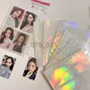 Bloc-notes Notes Nouveau 10pcs Laser A5 Binder Recharge Poches Manches Notebook Kpop Photocards Titulaire Journal 3 pouces 5 pouces Carte Album Photo Pochette Intérieure x0715