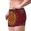 Cuecas Novidade Flor da Vida Boxers Short Masculino Confortável Espiritualidade Yoga Zen Mandala Cuecas Roupas íntimas