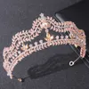 New Hot Bridal Crown Headwear Wedding Birthday Crown Headdress Pearl Retro Luxury Hair Bridal Crown Headwear goodlooking L230704