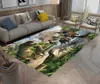 Dywany Dywany dinozaurowe i prymitywne dywany leśne do domu do domu dziecięcego Duża sypialnia korytarz joga drzwi kuchenne podłogowe mata R230717