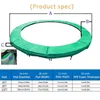 Trampolines Trampoline Pad Substituição Ponta de segurança Trampoline impermeável Trampoline Spring Tampa sem orifícios para pólo 6 pés 8 pés 10 pés 12 pés tamanho de quadro verde 230715