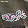 Barns krona huvudbonad vatten diamant hår kam prestanda krona hår krona prinsessa födelsedag krona pannband l230704
