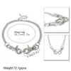 Collane con ciondolo Lacteo Exaggerated Big Clasp Collana girocollo Collares Gioielli per donna Gothic Silver Color Chunky Chain Charm 230427