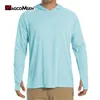 Men's T-Shirts MAGCOMSEN Men's Hooded UV Sun Protection T-Shirt UPF 50 Long Sleeve Quick Dry Hoodies Summer Beach Casual Workout Hiking Shirts 230715