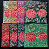 Bordmattor broderi Peony Flower Decoration Pad Placemats Cup Mat