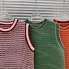 Summer Womens Sticke Dress Designer ärmlös Vest Dress Sweater Luxury Elegant Jumper Kjol 3 Colors2643