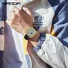 Horloges SANDA 6101 Stap Calorie Elektronisch Outdoor Sport Waterdicht Astronaut Serie Junior Student Horloge Heren Digitaal