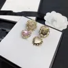 Designer CCity Stud for Women Luxury Earring Retro Hoop Jewelry Pearl Gifts Vintage Charm sh3