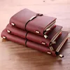 Handmade Leather Writing Journal Notebook Refillable Pocket Vintage Travel Diary For Men & Women Gift