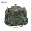 Evening Bags 2023 Vintage Beaded Bag Embroidered Diamond Sequined Clutch Hand Bride 230717