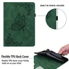 Custodia a portafoglio in pelle PU fiore farfalla S9 Business per Samsung Galaxy Tab S9 da 11 pollici S9 + Tablet da 12,4 pollici Fashion Luxury Retro ID carta di credito Slot Holder Flip Cover Pouch