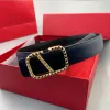 Luxury Designer Belt Classic Gold Letter Belts For Women Designers Vintage Pin Buckle Lady Belts 6colors Width 2.3cm Size 95-115cm