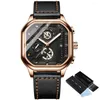 ساعة معصم Binbond Men Luxury Quartz Watch Fashion Militar