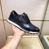 Berluti Designer Leather Sports Shoes العلامة التجارية منخفضة أعلى الأحذية الرياضية للتنفس الأحذية الخارجية في الهواء الطلق حجم 46 حجم 47 جودة عالية