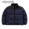 womens di navy blue parka