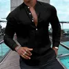 Homme Chemise Chemise en Lin Chemise Décontractée Chemise d'été Chemise de Plage Chemise Henley Noir Blanche Rose Manches Longues uni Henley Printemps Eté Décontracté Quotidien Vêtement Tenue