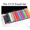 Housses de clavier souples pour Pro 13 15 2016 A1706 A1989 A1707 Housse de clavier US EU SiliconFor Pro 13 15 Touch Bar Keyboard Skin R230717