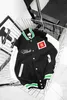 新しい2023メンズジャケットレターRhudeed Embroidered Woolen Baseball Uniform Jacketメンズルースカジュアルレディースコートレディースメンズ衣類ジャケット